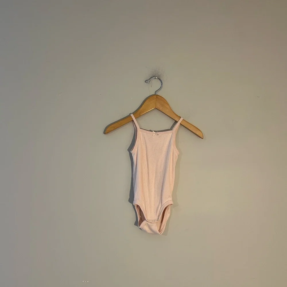 $12 ADD ON H&M Jamie Kay pink pointelle 6-9M Zara‎ top shirt